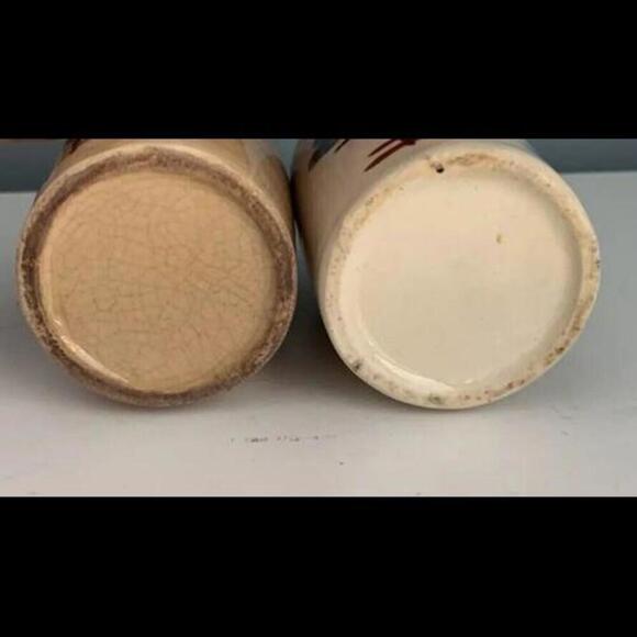 Vintage Relco Blue Rooster Oil Vinegar Cruet Brown Jug Country Kitchen Japan - Picture 6 of 11